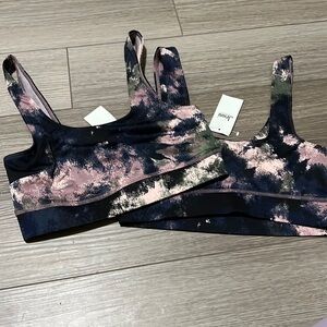 Two sports bras